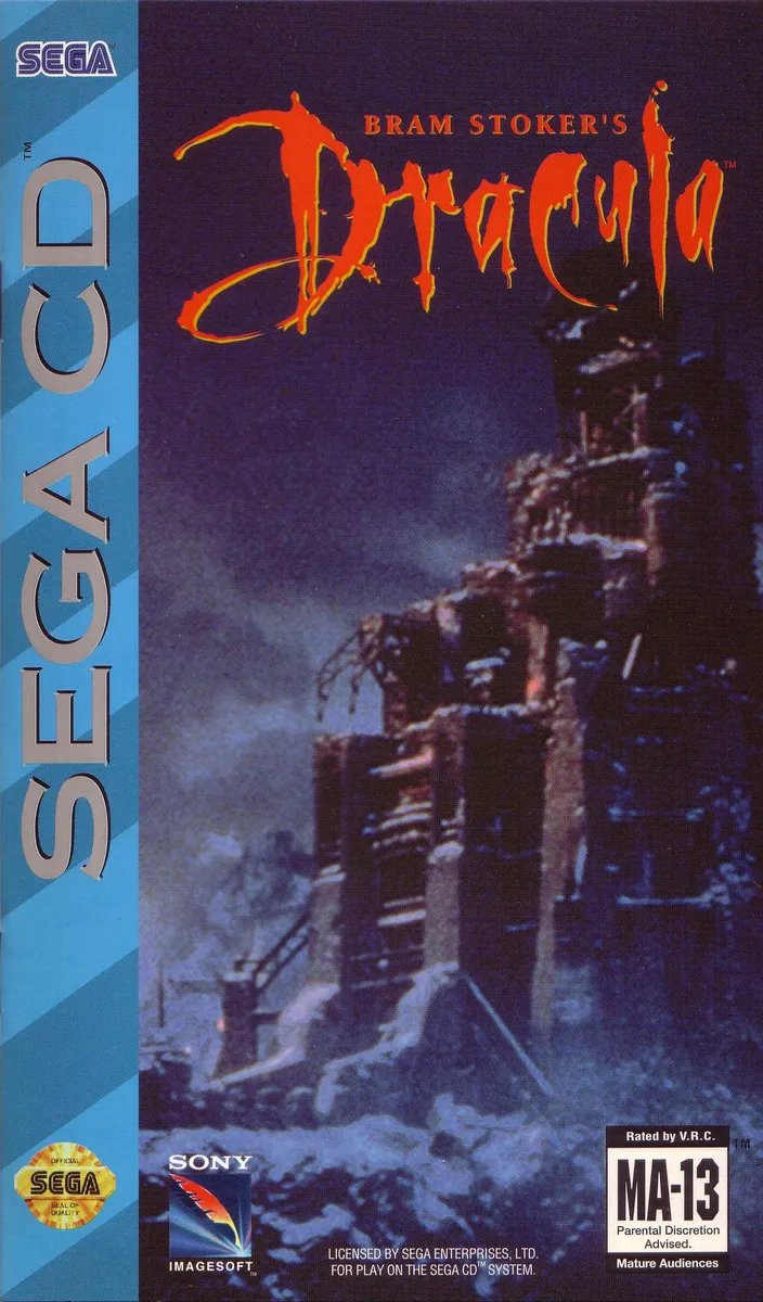 Bram Stoker's Dracula box art