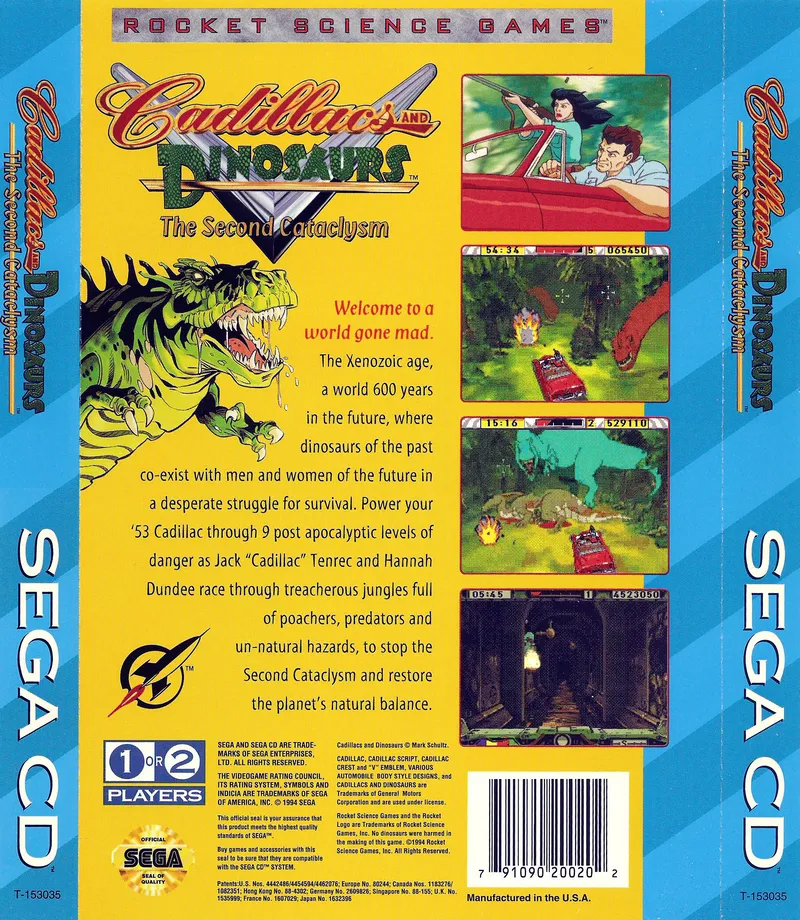 Cadillacs and Dinosaurs: The Second Cataclysm box back