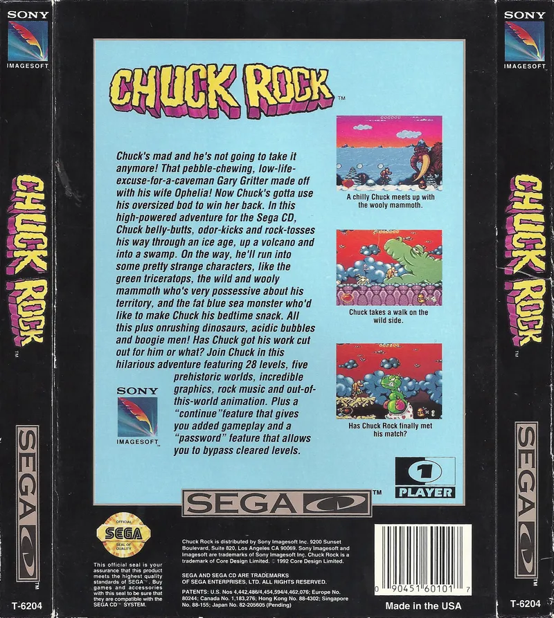 Chuck Rock box back