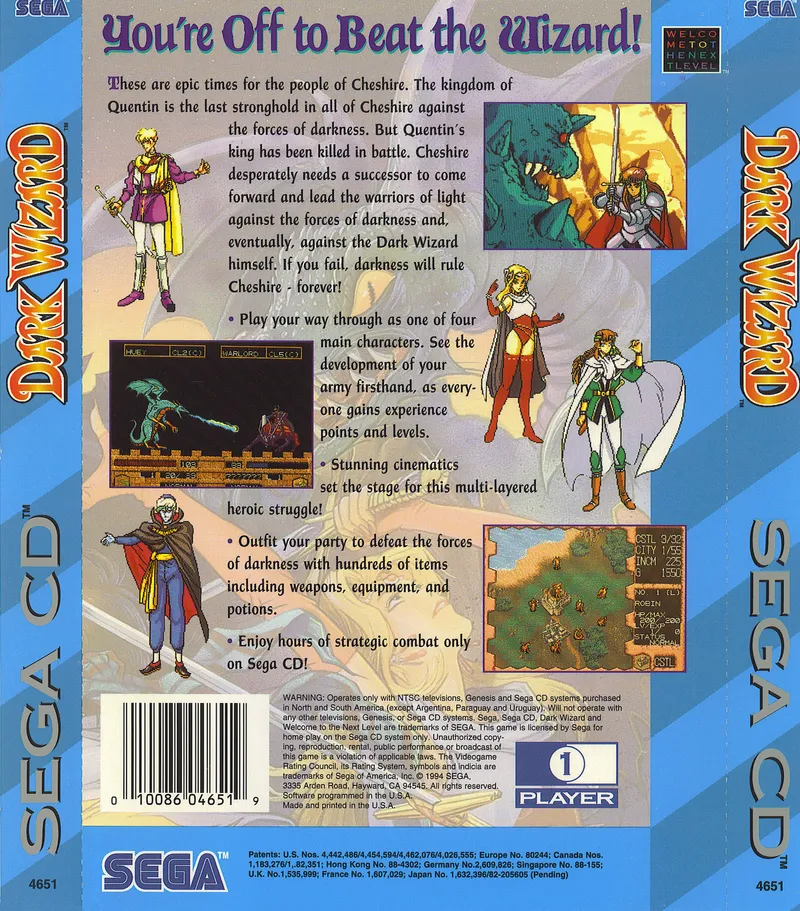 Dark Wizard box back