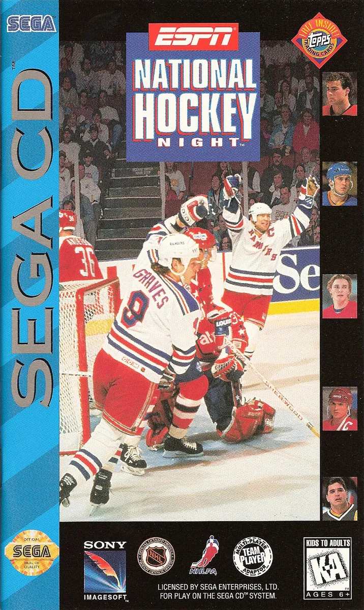 ESPN National Hockey Night box art