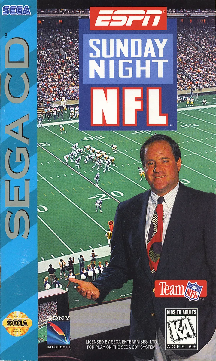 ESPN Sunday Night NFL box art