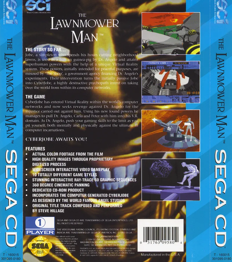 The Lawnmower Man box back
