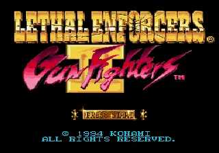 Lethal Enforcers II: Gun Fighters screenshot