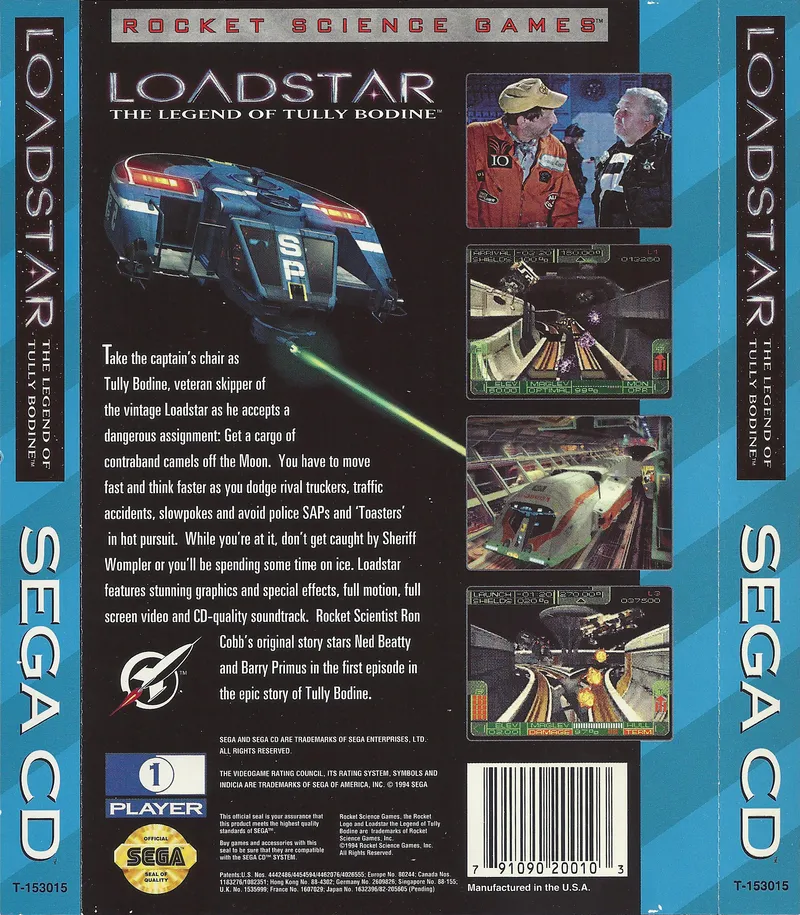Loadstar: The Legend of Tully Bodine box back