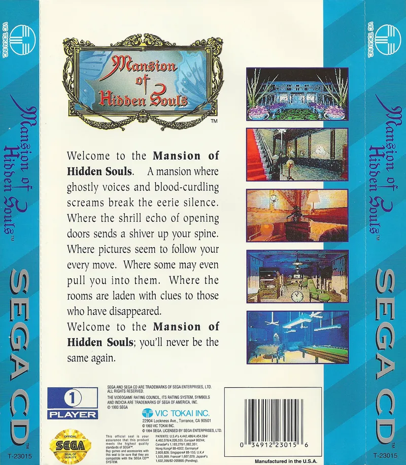 Mansion of Hidden Souls box back