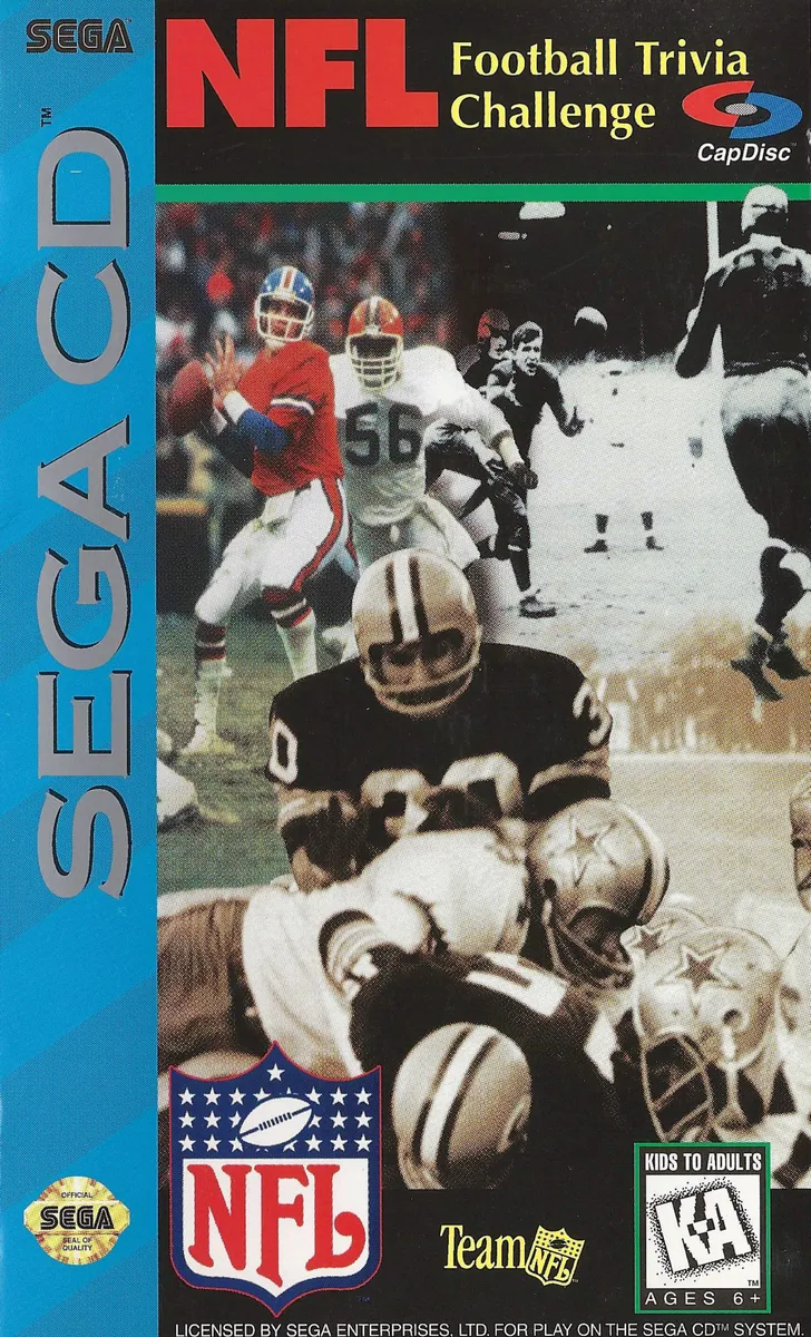 NFL Football Trivia Challenge box art