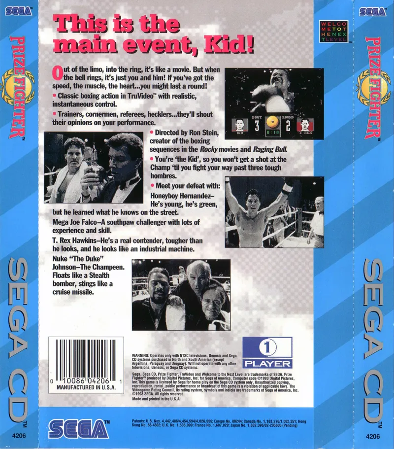 Prize Fighter box back