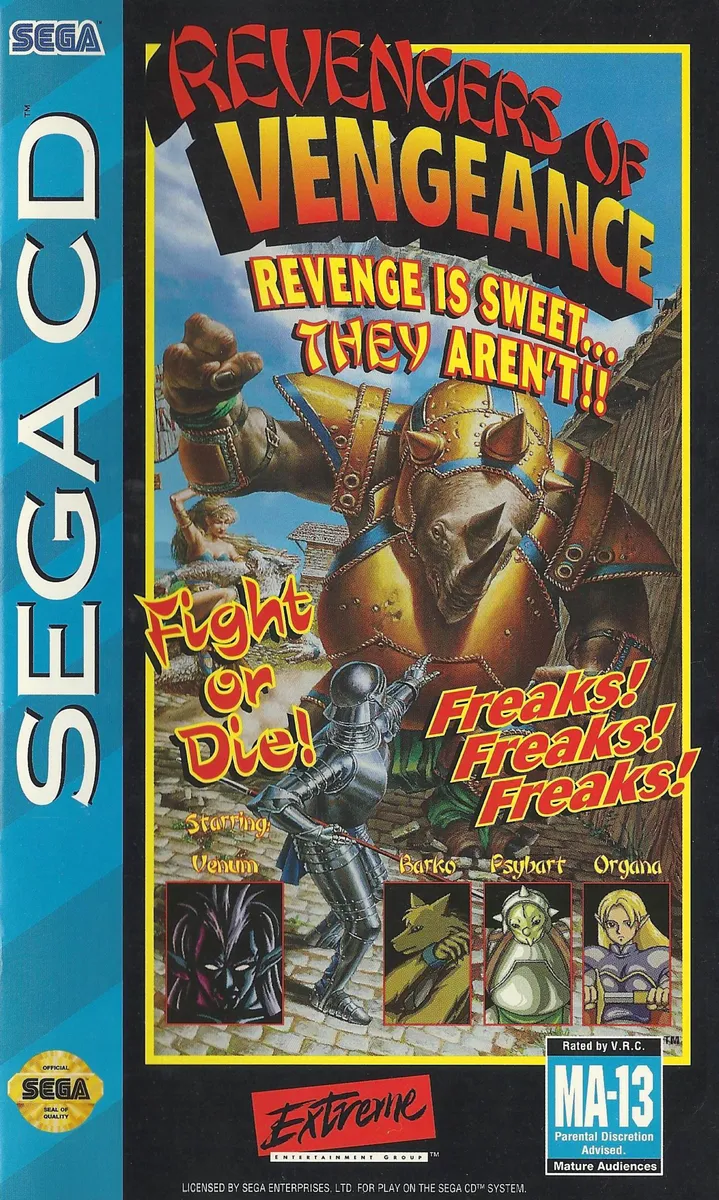 Revengers of Vengeance box art