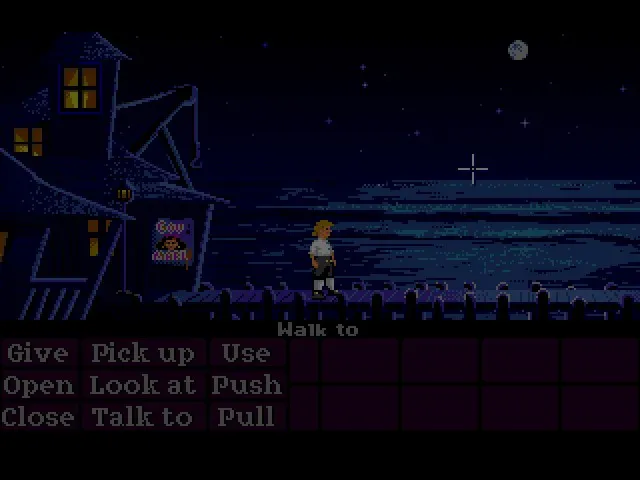 Backdrop artwork for The Secret of Monkey Island