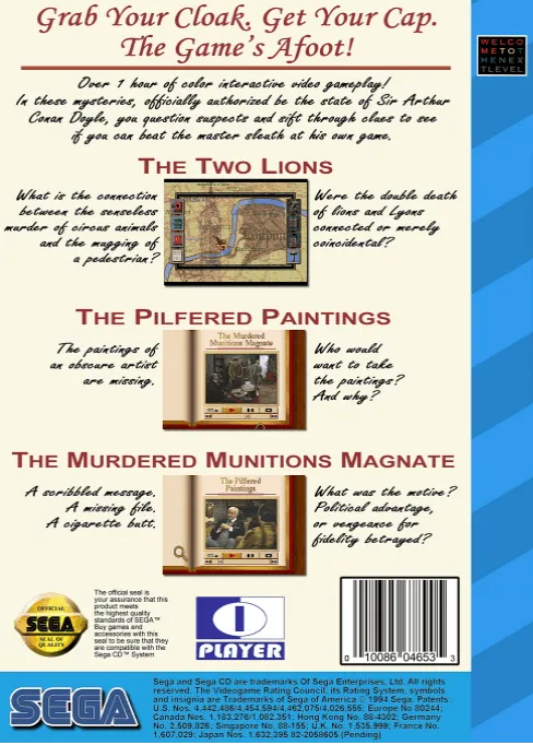 Sherlock Holmes: Consulting Detective Vol. II box back