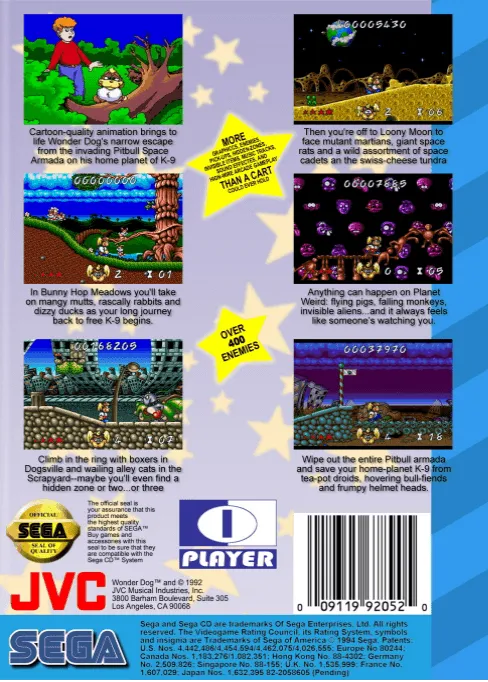 Wonder Dog box back