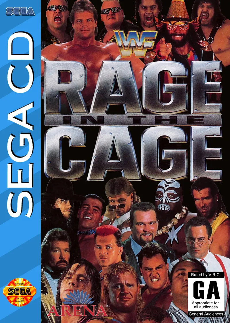 WWF Rage in the Cage box art