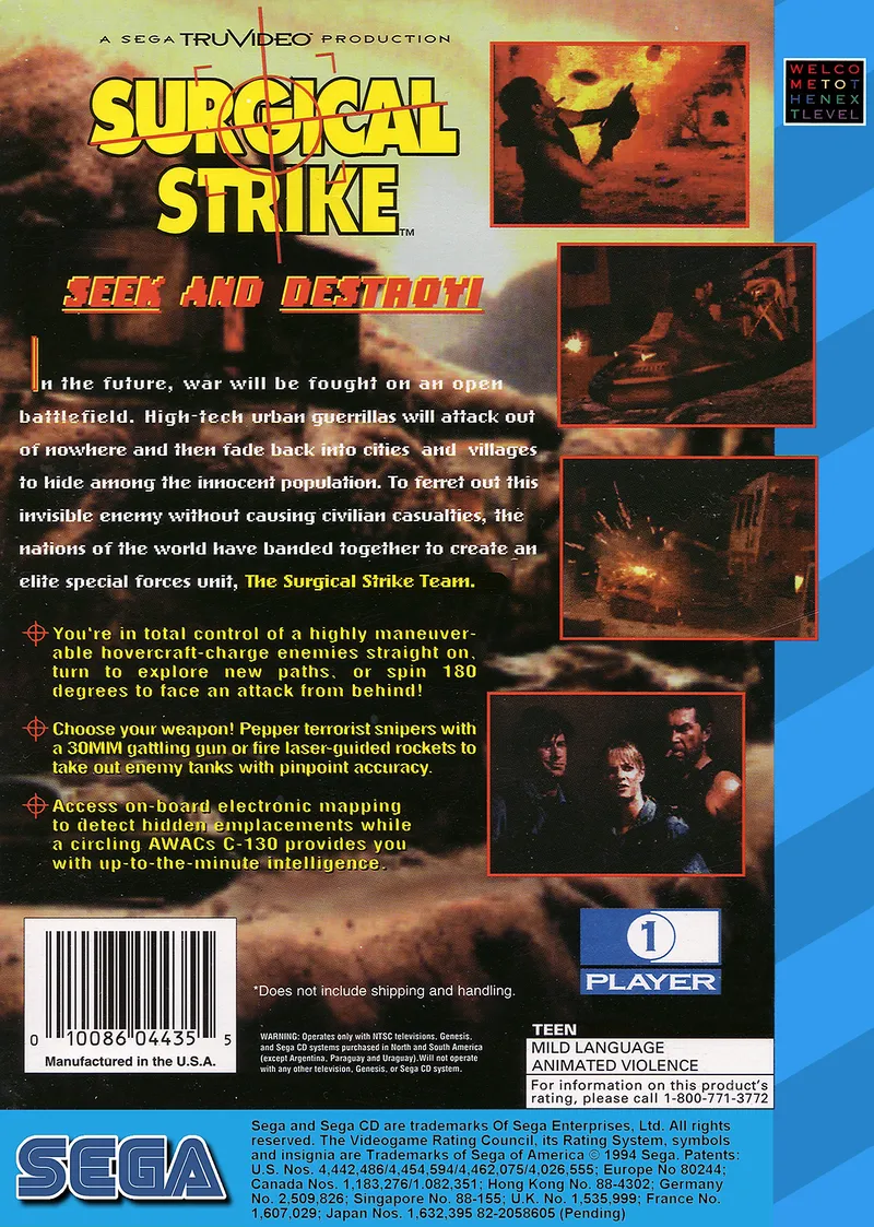 Surgical Strike box back