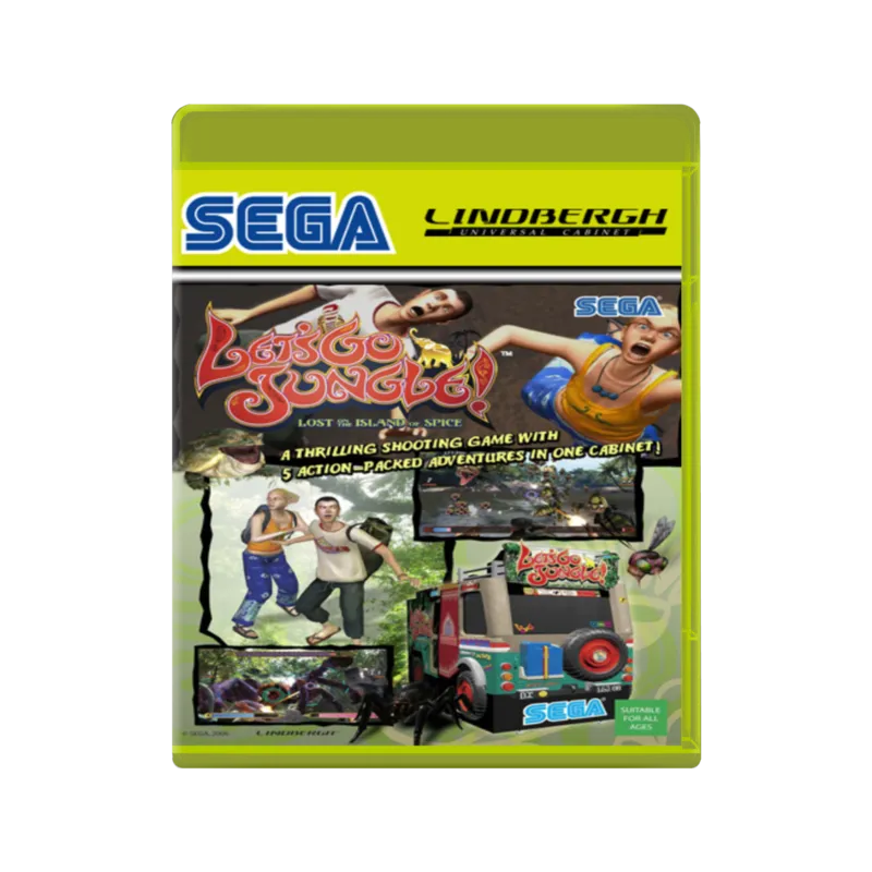Let's Go Jungle! Lost on the Island of Spice cover art for Sega Lindbergh