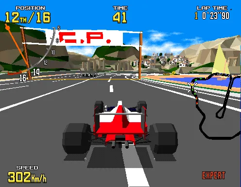 Backdrop artwork for Virtua Racing