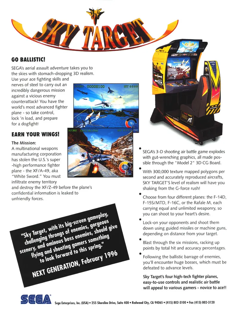 Sky Target box back