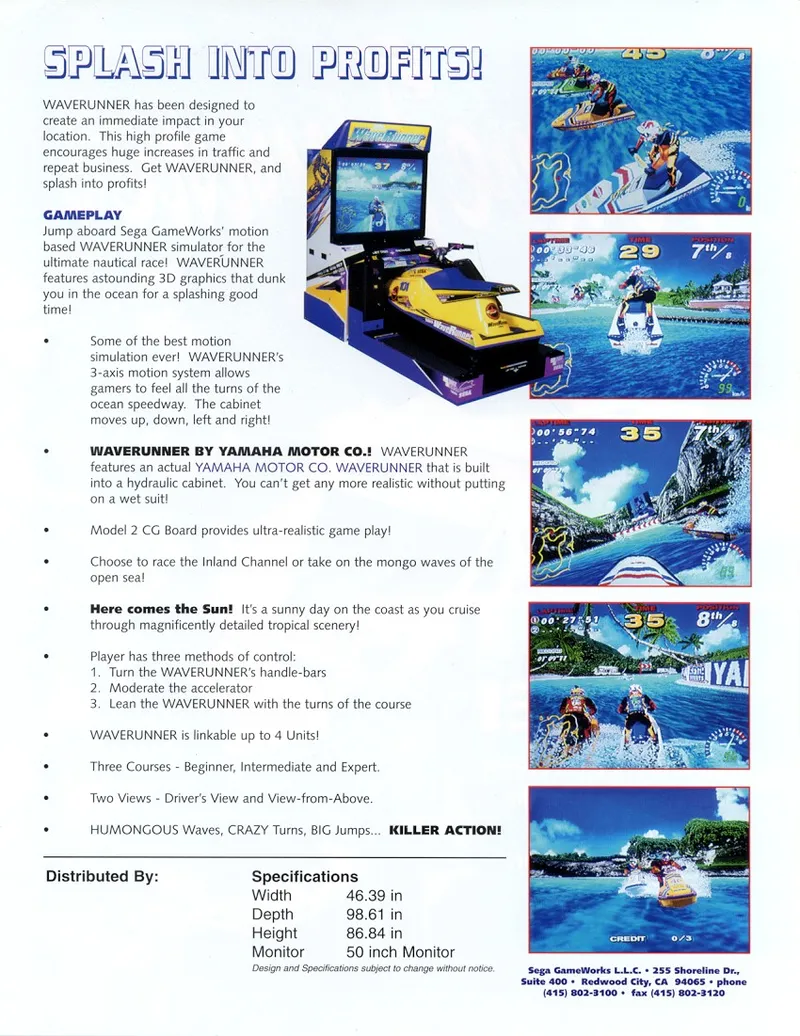 Wave Runner box back