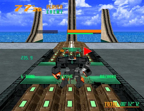 Backdrop artwork for Cyber Troopers Virtual-On
