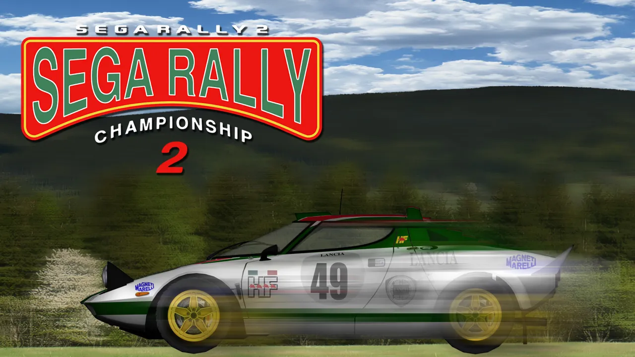 Backdrop artwork for Sega Rally 2