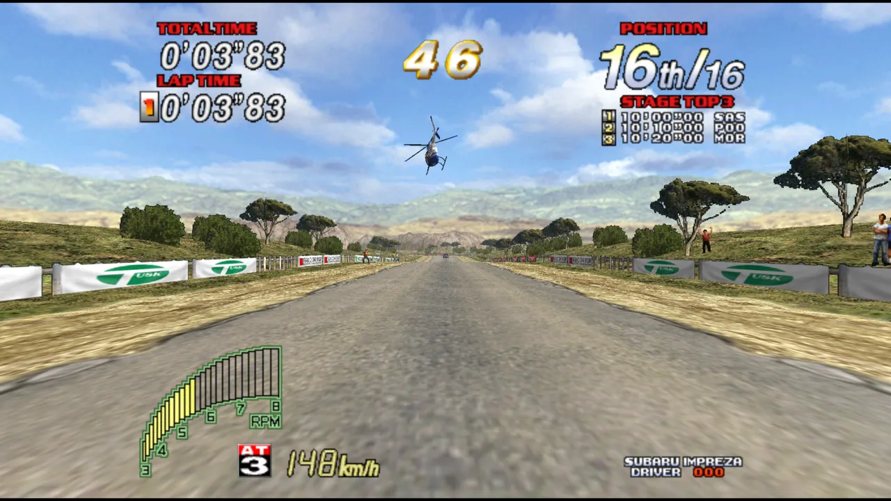 Sega Rally 2 screenshot