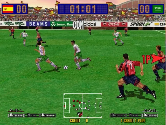 Backdrop artwork for Virtua Striker 2 '98