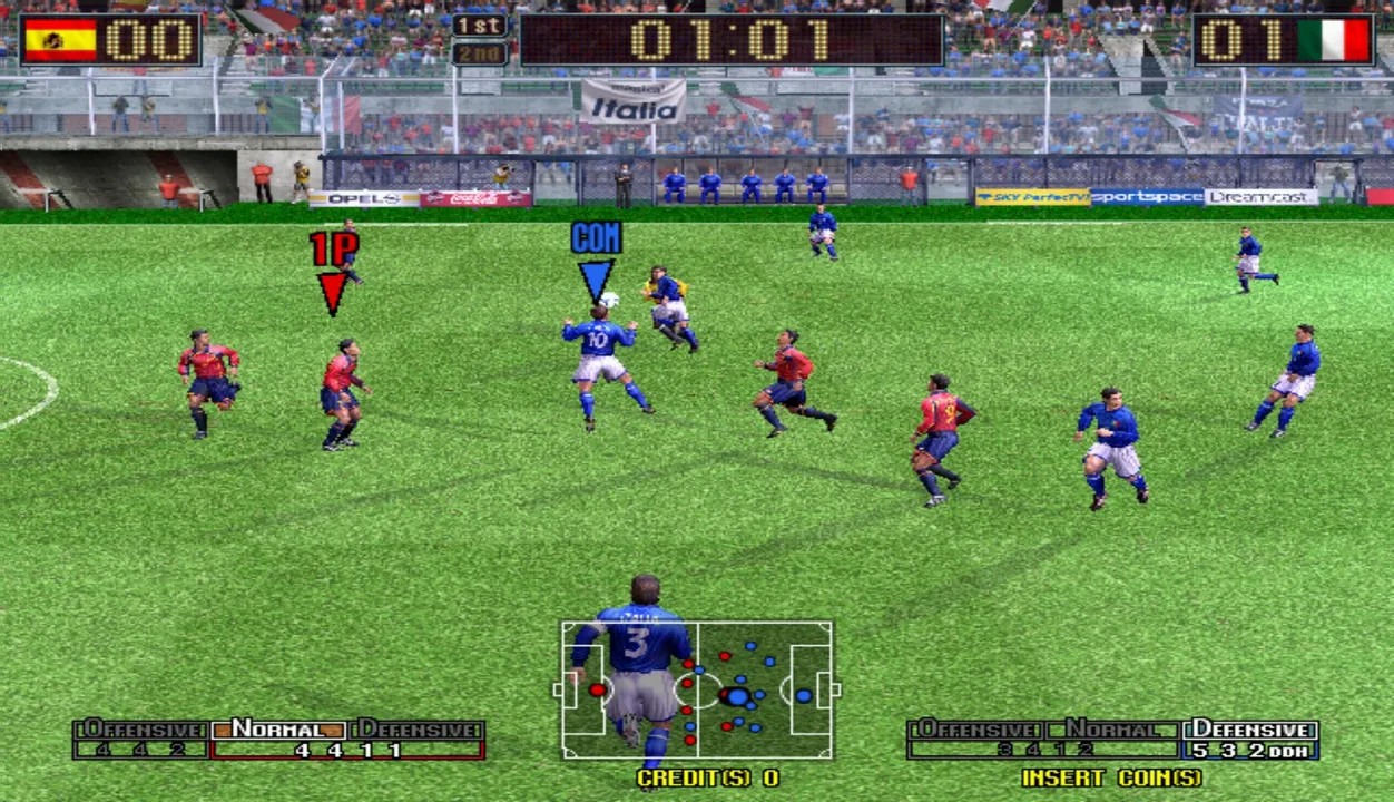 Backdrop artwork for Virtua Striker 3