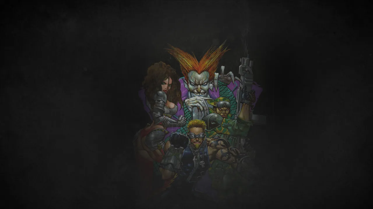 Backdrop artwork for Heavy Metal Geomatrix