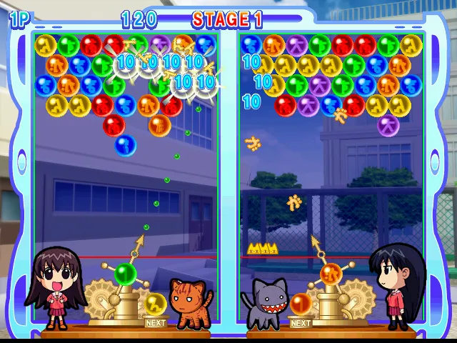 Backdrop artwork for Azumanga Daioh Puzzle Bobble
