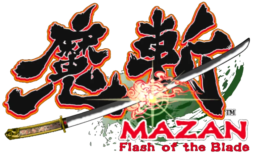 Mazan: Flash of the Blade logo
