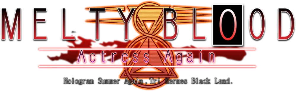 Melty Blood Actress Again Version A logo