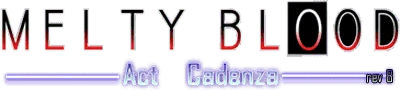 Backdrop artwork for Melty Blood Act Cadenza Version B2