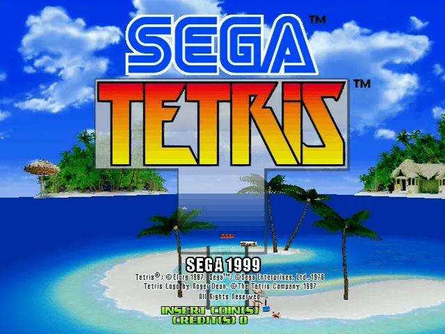Sega Tetris screenshot