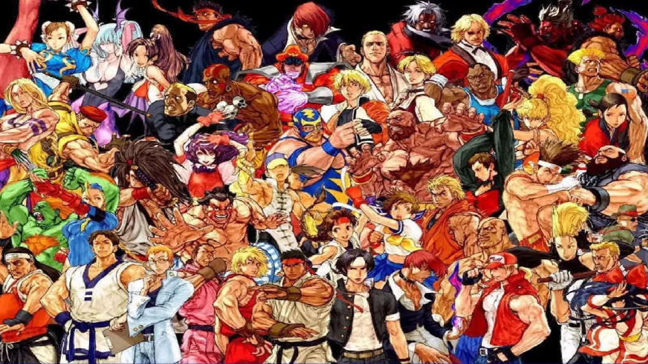Backdrop artwork for Capcom Vs. SNK 2 Mark Of The Millennium 2001