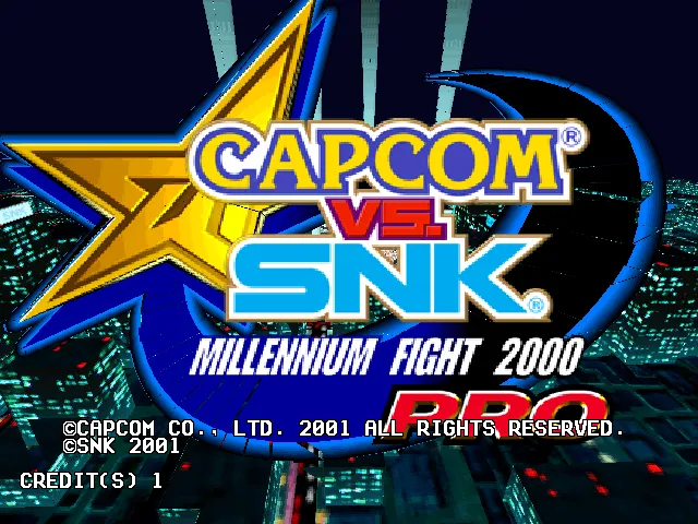 Capcom Vs. SNK Millennium Fight 2000 Pro screenshot