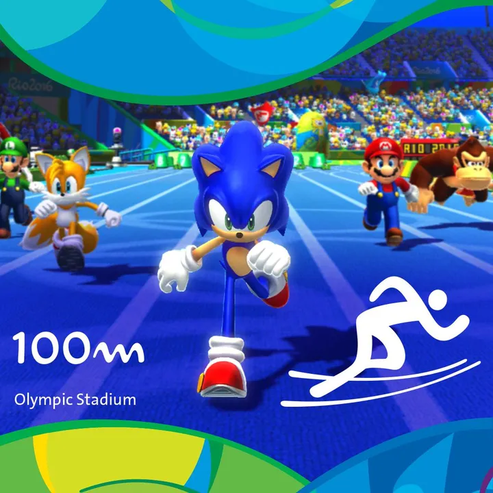 Mario & Sonic at the Rio 2016 Olympic Games Arcade Edition cover art for Sega Nu