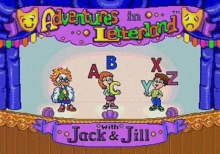 Backdrop artwork for Adventures in Letterland with Jack & Jill