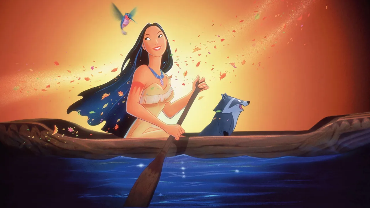 Backdrop artwork for Disney's Pocahontas: Riverbend Adventures