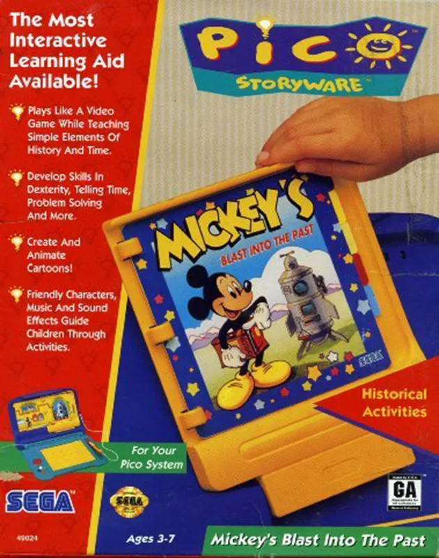 Mickey's Blast Into the Past box art