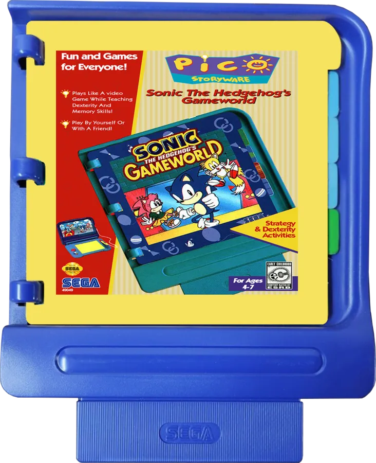 Sonic the Hedgehog's Gameworld cart