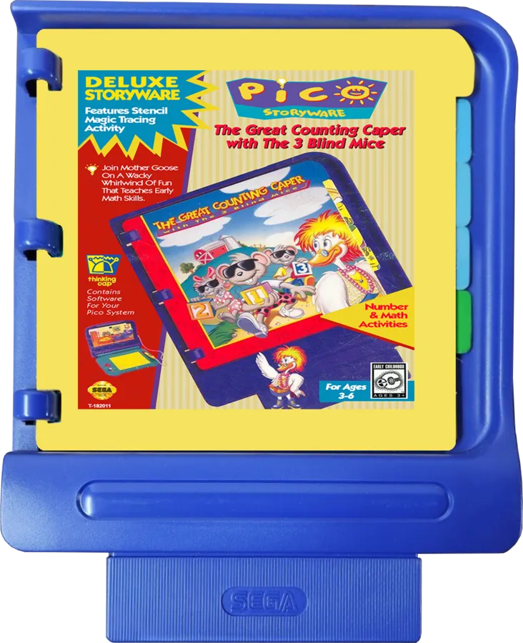 The Great Counting Caper With the 3 Blind Mice cart