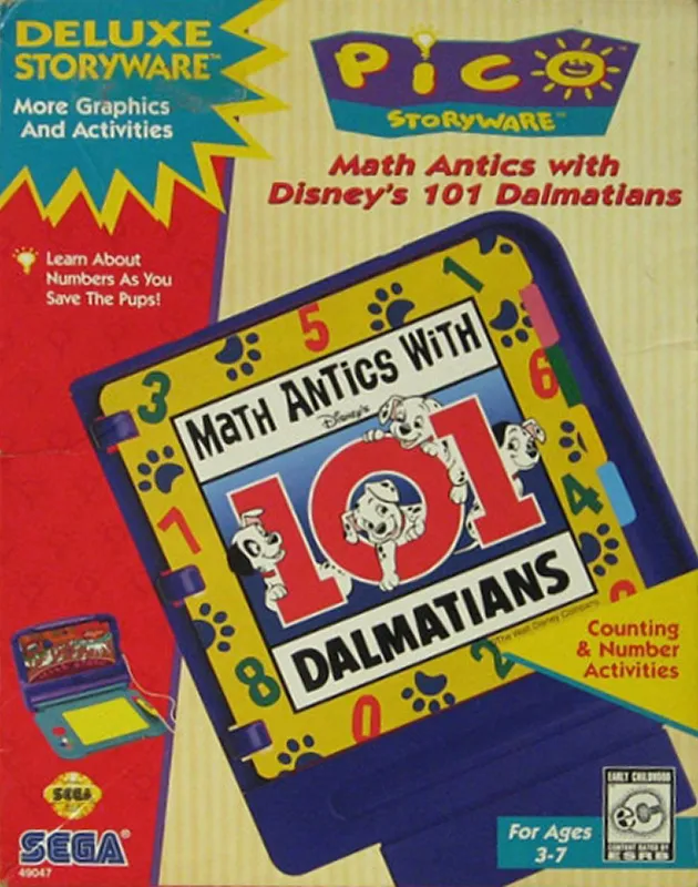 Math Antics with Disney's 101 Dalmatians box art