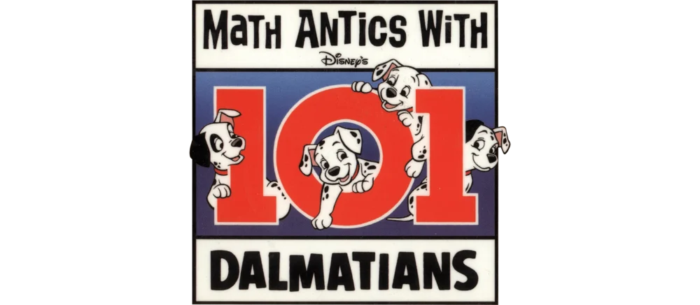 Math Antics with Disney's 101 Dalmatians logo