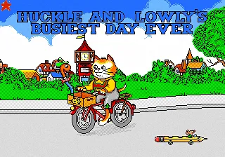 Backdrop artwork for Richard Scarry's Huckle and Lowly's Busiest Day Ever