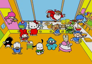 Backdrop artwork for Sanrio Puroland de Dance Carnival - Minna de Oryouri Osaihou
