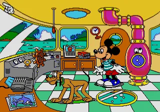 Backdrop artwork for Mickey to Utau Tori no Shima - Minnie wo Sagashite Waku Waku Daibouken!