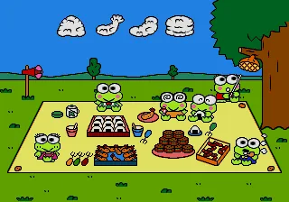 Backdrop artwork for Kero Kero Keroppi no Harikiri Undoukai