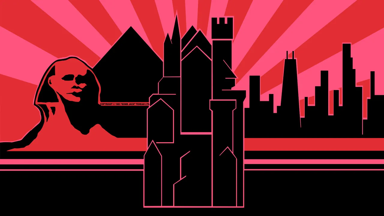 Backdrop artwork for Bomb Jack