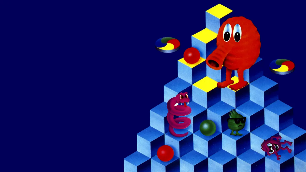 Backdrop artwork for Q-bert