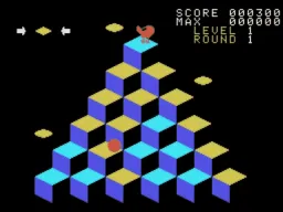 Q-bert screenshot